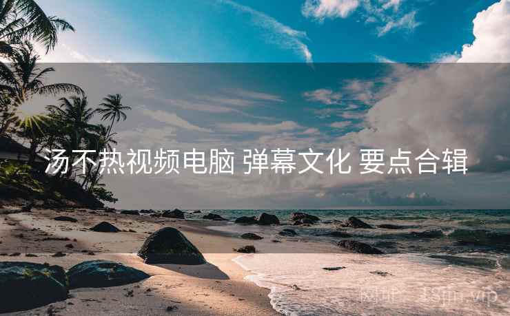 汤不热视频电脑 弹幕文化 要点合辑